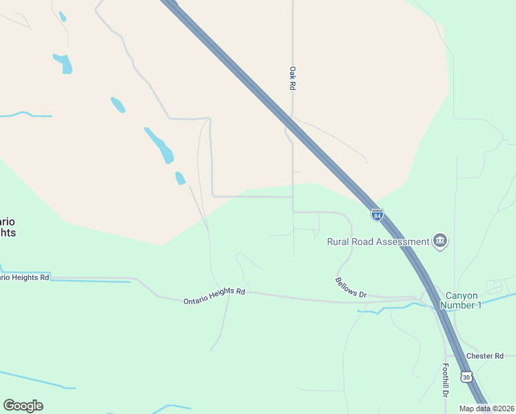 map of restaurants, bars, coffee shops, grocery stores, and more near 4431 Oak Road in Ontario