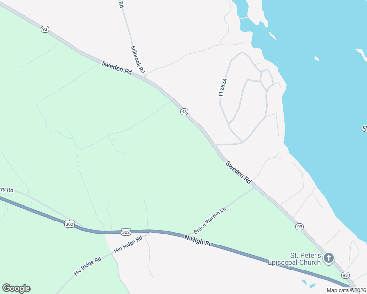 map of restaurants, bars, coffee shops, grocery stores, and more near 198 Sweden Road in Bridgton