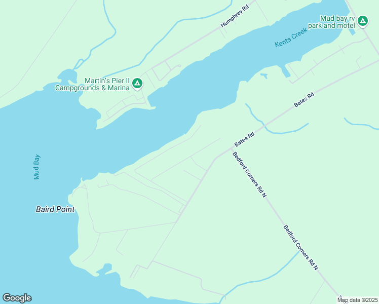 map of restaurants, bars, coffee shops, grocery stores, and more near 2305 Rock Bed Road in Cape Vincent