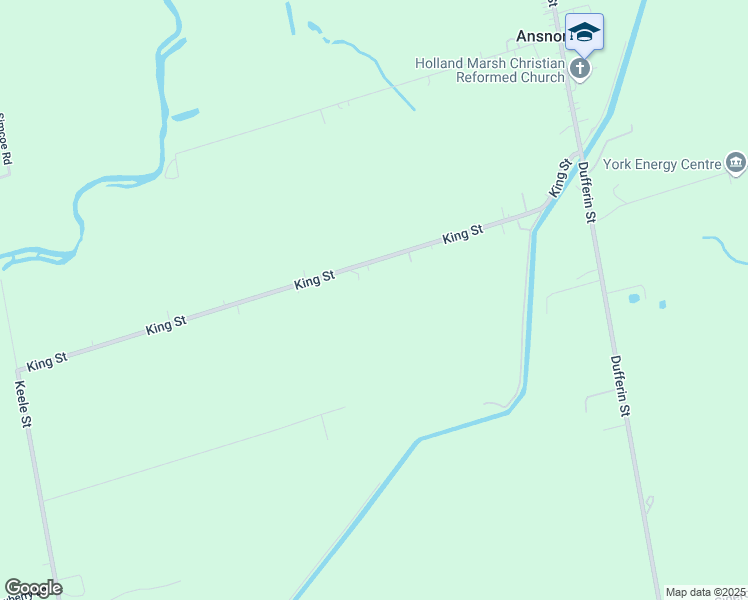 map of restaurants, bars, coffee shops, grocery stores, and more near 245 King Street in Newmarket