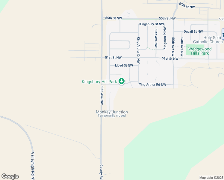 map of restaurants, bars, coffee shops, grocery stores, and more near 4733 Alan Lane Northwest in Rochester