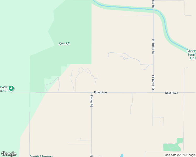 map of restaurants, bars, coffee shops, grocery stores, and more near 27935 Royal Avenue in Eugene