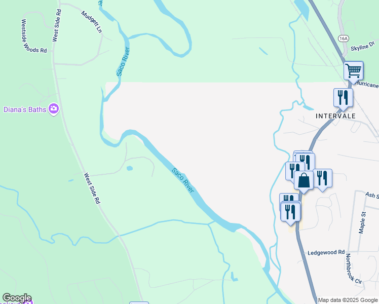 map of restaurants, bars, coffee shops, grocery stores, and more near in Conway