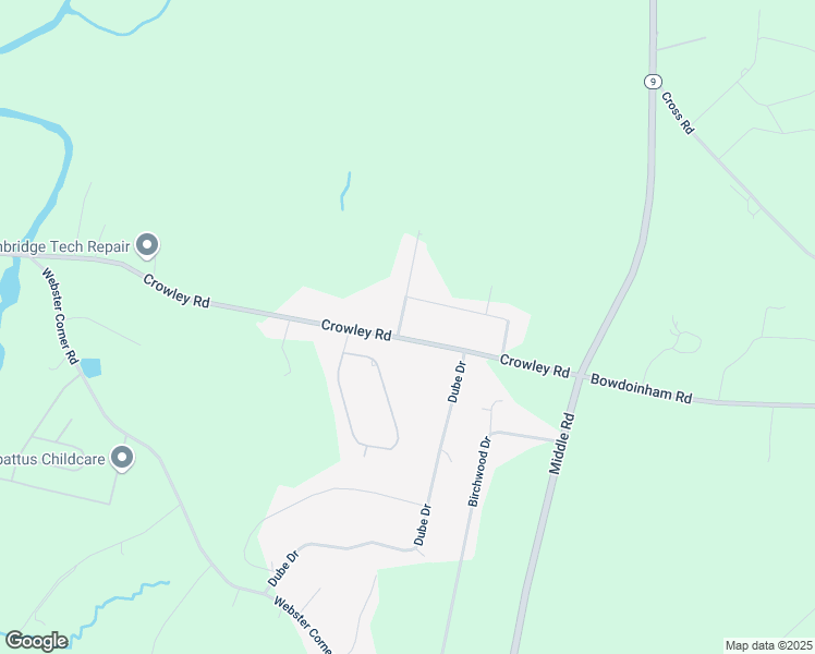 map of restaurants, bars, coffee shops, grocery stores, and more near 5 Chris Avenue in Sabattus