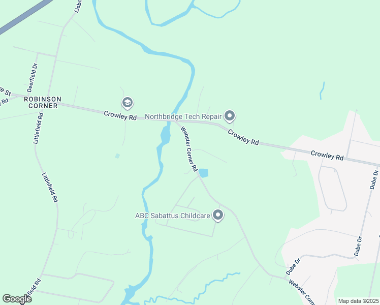 map of restaurants, bars, coffee shops, grocery stores, and more near 32 Webster Corner Road in Sabattus