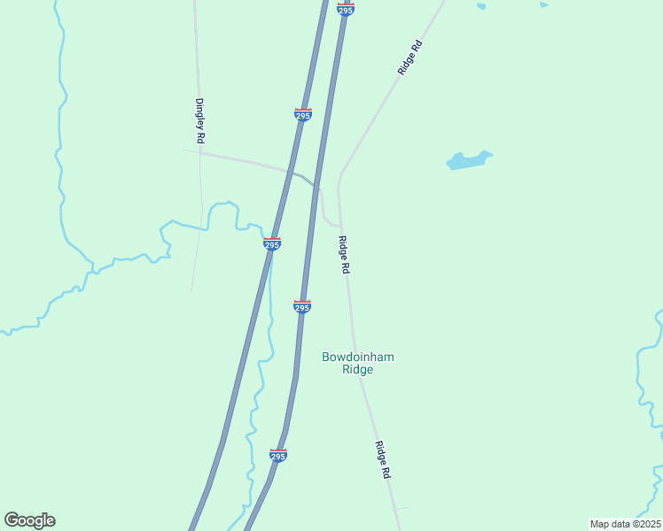 map of restaurants, bars, coffee shops, grocery stores, and more near 976 Ridge Rd in Bowdoinham