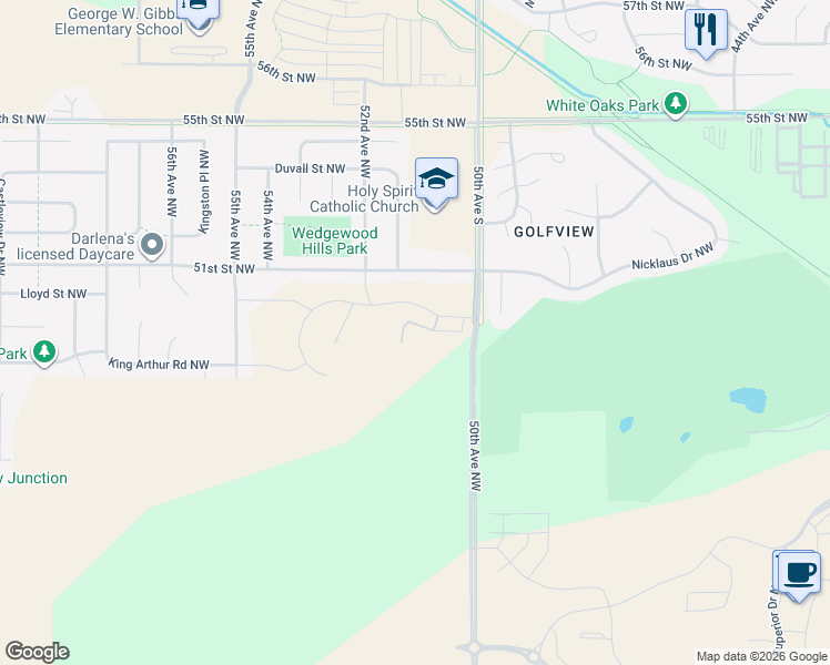 map of restaurants, bars, coffee shops, grocery stores, and more near in Rochester