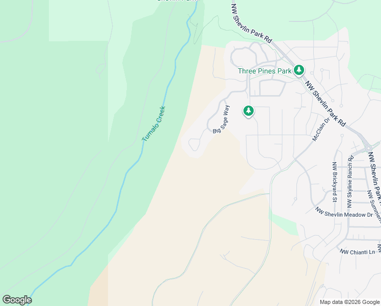 map of restaurants, bars, coffee shops, grocery stores, and more near 62608 Sparrow Hawk Circle in Bend