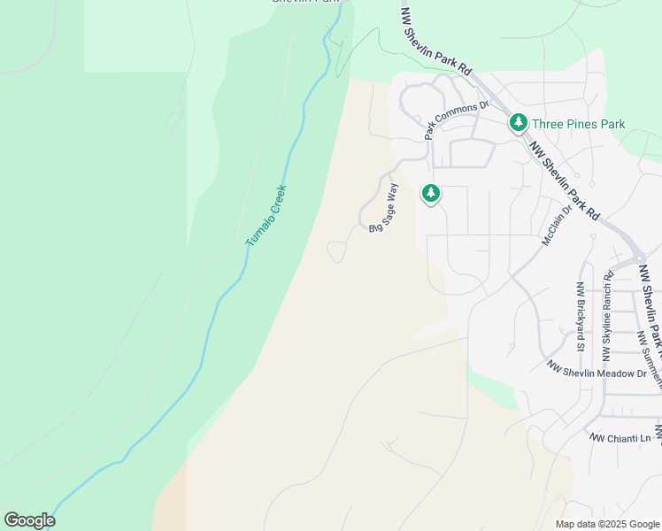 map of restaurants, bars, coffee shops, grocery stores, and more near 62608 Sparrow Hawk Circle in Bend