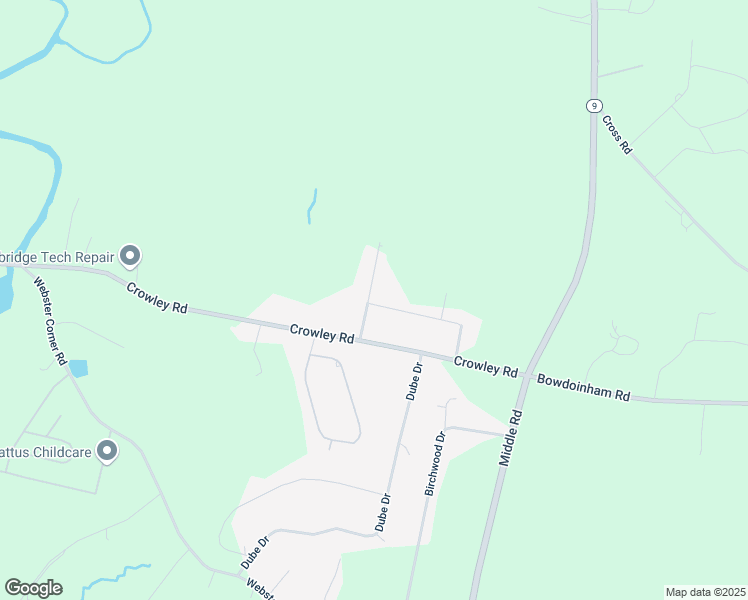 map of restaurants, bars, coffee shops, grocery stores, and more near 5 Chris Avenue in Sabattus