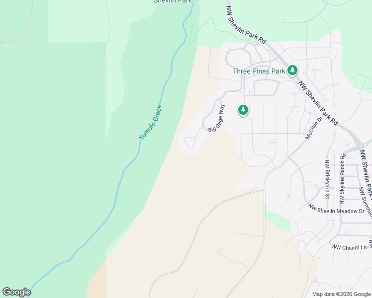 map of restaurants, bars, coffee shops, grocery stores, and more near 62626 Sparrow Hawk Circle in Bend
