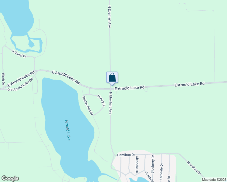 map of restaurants, bars, coffee shops, grocery stores, and more near 5054-5210 East Arnold Lake Road in Harrison