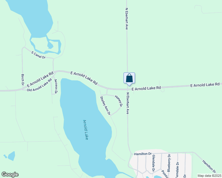 map of restaurants, bars, coffee shops, grocery stores, and more near 4896 East Arnold Lake Road in Harrison