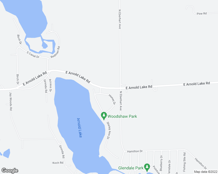 map of restaurants, bars, coffee shops, grocery stores, and more near 4896 East Arnold Lake Road in Harrison