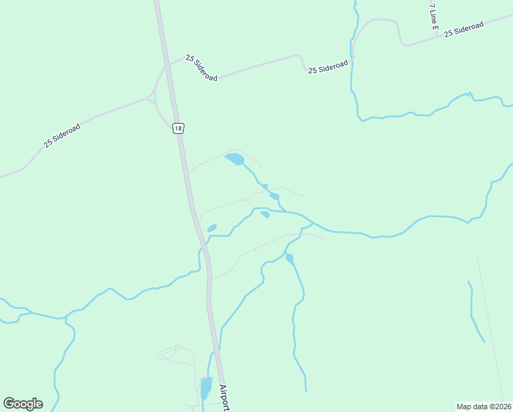 map of restaurants, bars, coffee shops, grocery stores, and more near 7 Shell Crescent in Orangeville