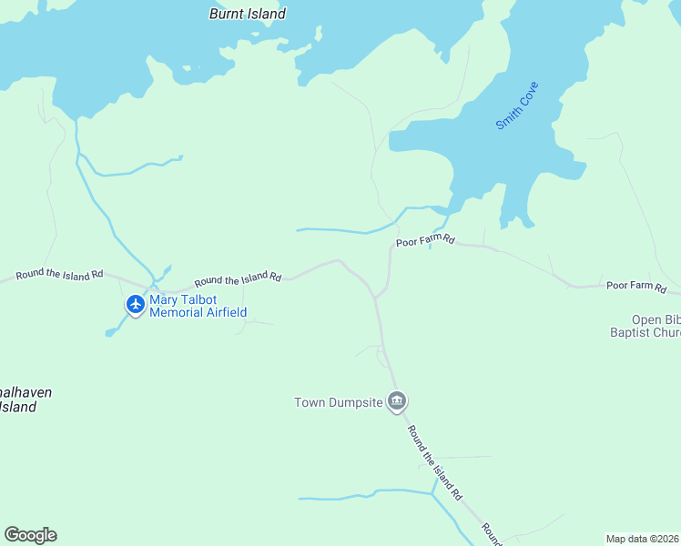 map of restaurants, bars, coffee shops, grocery stores, and more near 252 Round the Island Road in Vinalhaven