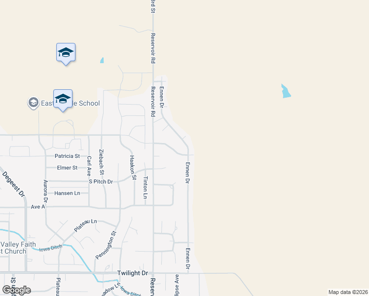 map of restaurants, bars, coffee shops, grocery stores, and more near 1110 Ennen Drive in Rapid City