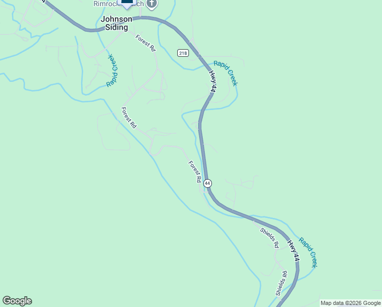 map of restaurants, bars, coffee shops, grocery stores, and more near 22936-22946 Forest Road in Rapid City