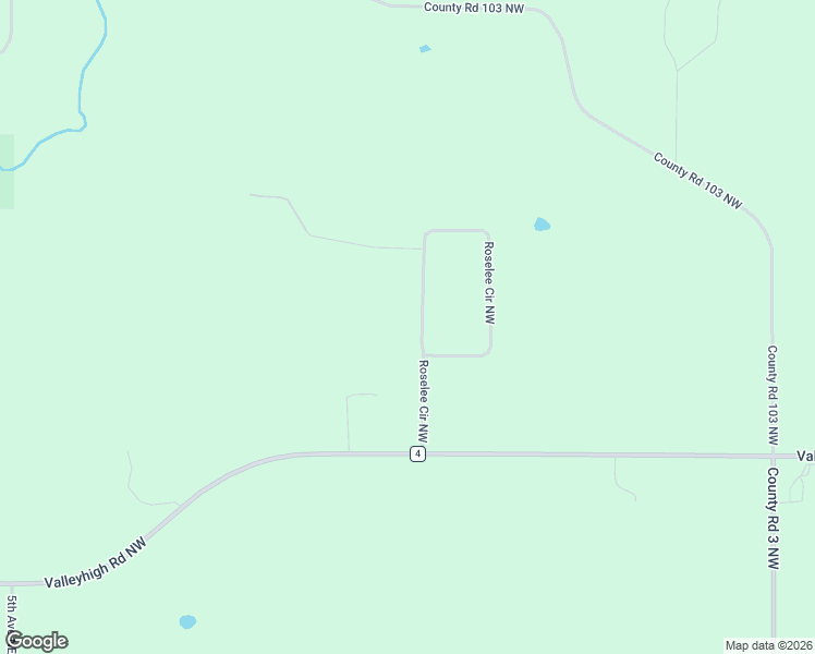 map of restaurants, bars, coffee shops, grocery stores, and more near 5215 Roselee Circle Northwest in Byron