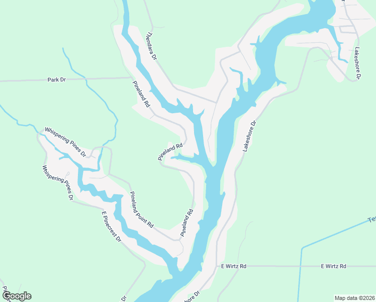 map of restaurants, bars, coffee shops, grocery stores, and more near 3746 Pineland Road in Gladwin