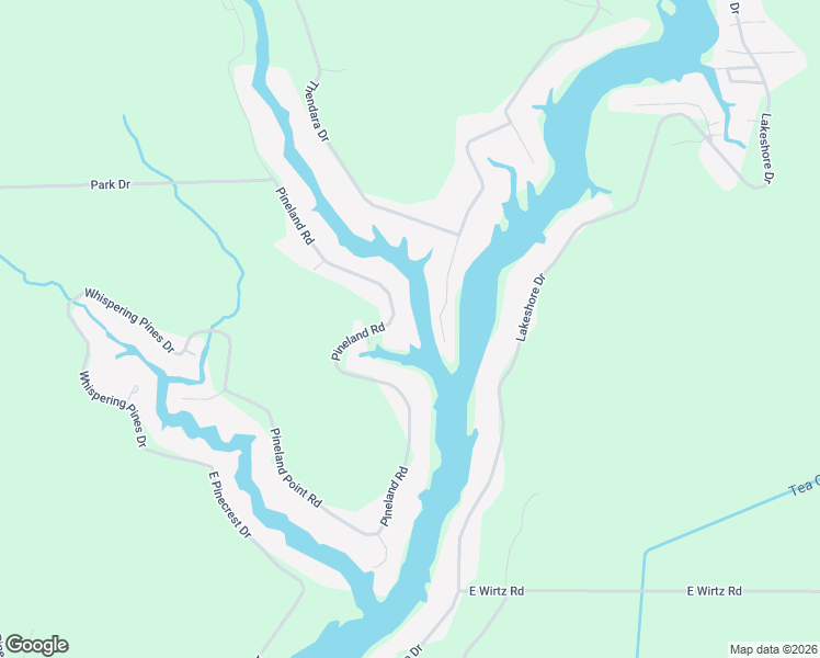 map of restaurants, bars, coffee shops, grocery stores, and more near 3746 Pineland Road in Gladwin