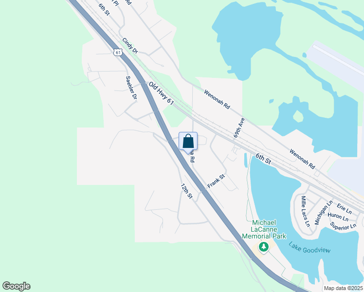 map of restaurants, bars, coffee shops, grocery stores, and more near 7030 U.S. 61 in Minnesota City