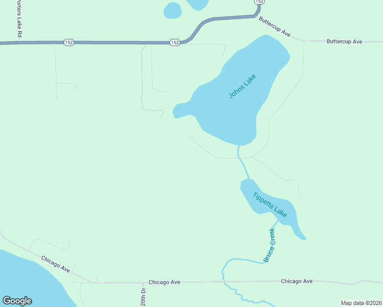 map of restaurants, bars, coffee shops, grocery stores, and more near N2636 Johns Lake Road in Wautoma