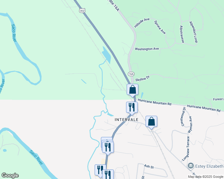 map of restaurants, bars, coffee shops, grocery stores, and more near 1 Hill North Vale Lane in Bartlett