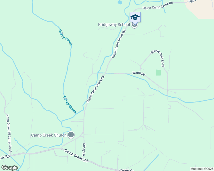 map of restaurants, bars, coffee shops, grocery stores, and more near 37626 Upper Camp Creek Road in Springfield