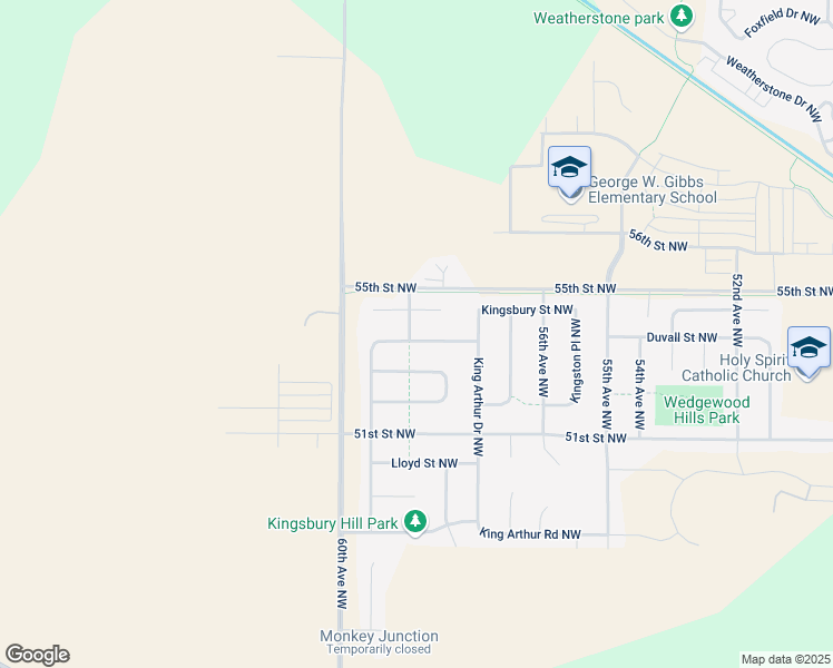 map of restaurants, bars, coffee shops, grocery stores, and more near 5403 Castleview Drive Northwest in Rochester
