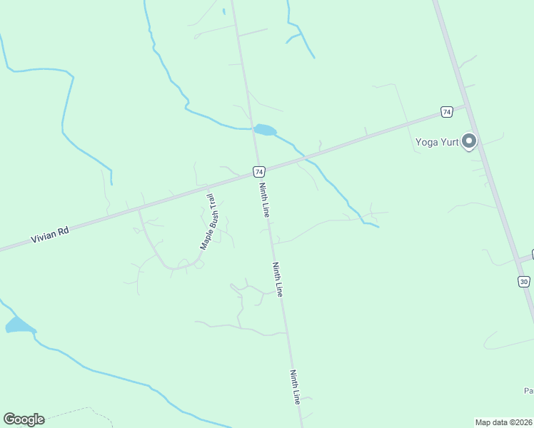 map of restaurants, bars, coffee shops, grocery stores, and more near 12223 Ninth Line in Whitchurch-Stouffville
