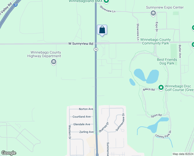map of restaurants, bars, coffee shops, grocery stores, and more near 4296 Jackson Street in Oshkosh