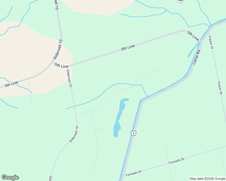 map of restaurants, bars, coffee shops, grocery stores, and more near in Bradford West Gwillimbury