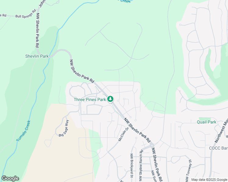 map of restaurants, bars, coffee shops, grocery stores, and more near 19146 Northwest Chiloquin Drive in Bend