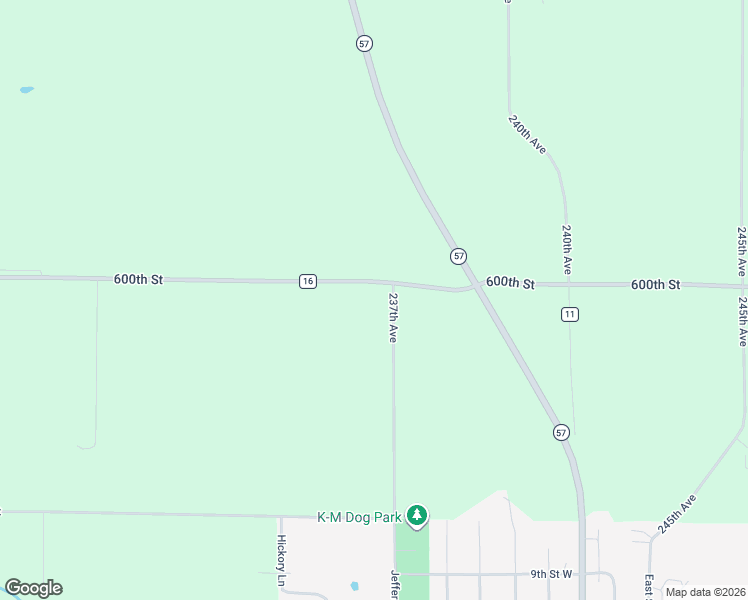 map of restaurants, bars, coffee shops, grocery stores, and more near 23617 600th Street in Mantorville