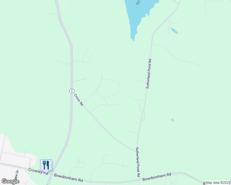 map of restaurants, bars, coffee shops, grocery stores, and more near 97 Adolph Drive in Sabattus