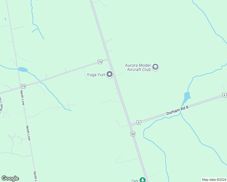 map of restaurants, bars, coffee shops, grocery stores, and more near 16632 York Durham Line in Whitchurch-Stouffville