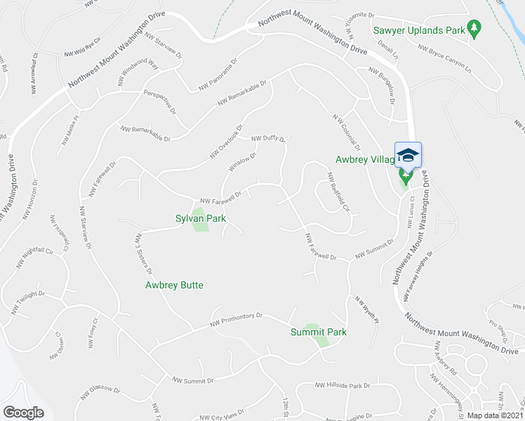 map of restaurants, bars, coffee shops, grocery stores, and more near 1285 Northwest Austin Court in Bend