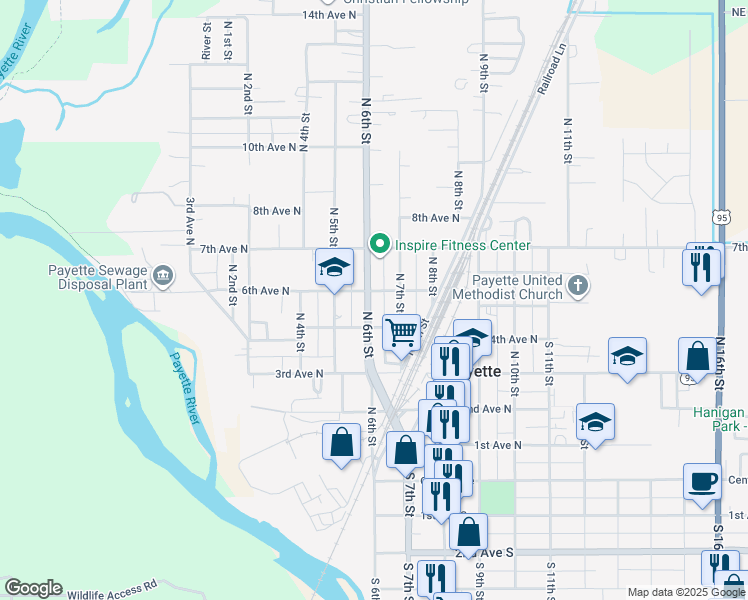 538 North 6th Street, Payette ID Walk Score