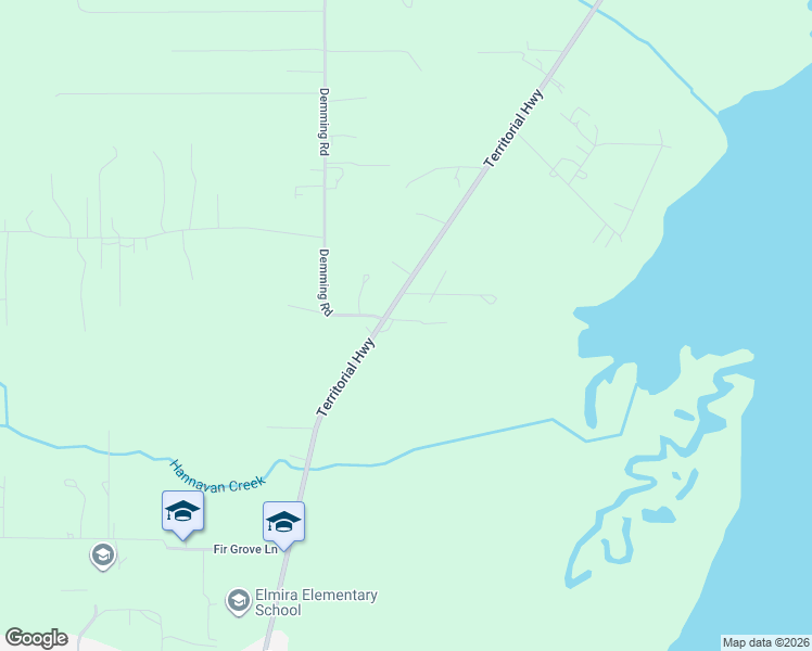 map of restaurants, bars, coffee shops, grocery stores, and more near 89253 Territorial Highway in Elmira