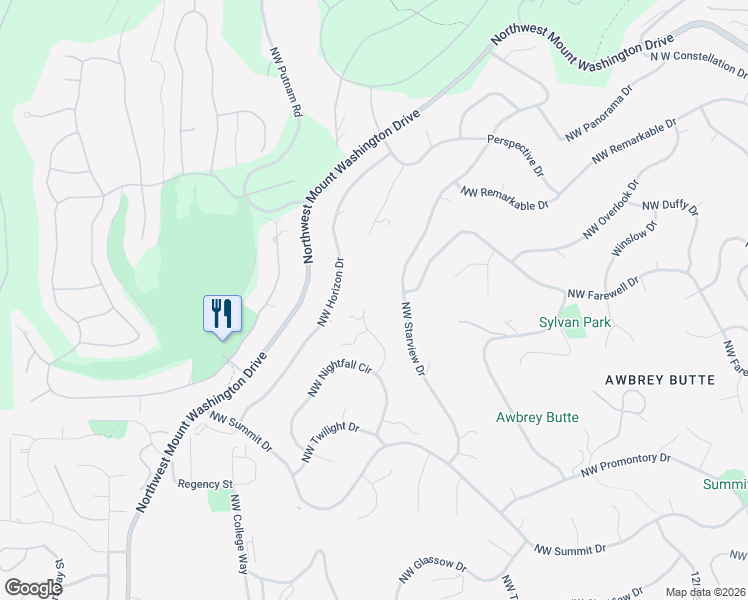 map of restaurants, bars, coffee shops, grocery stores, and more near 2990 Northwest Fitzgerald Court in Bend