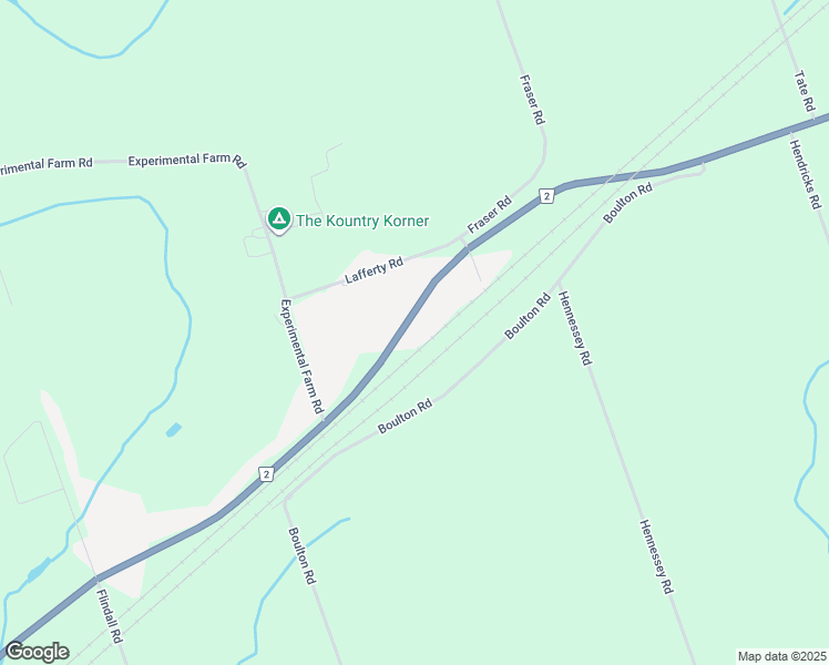 map of restaurants, bars, coffee shops, grocery stores, and more near 16669 Ontario County Highway 2 in Quinte West