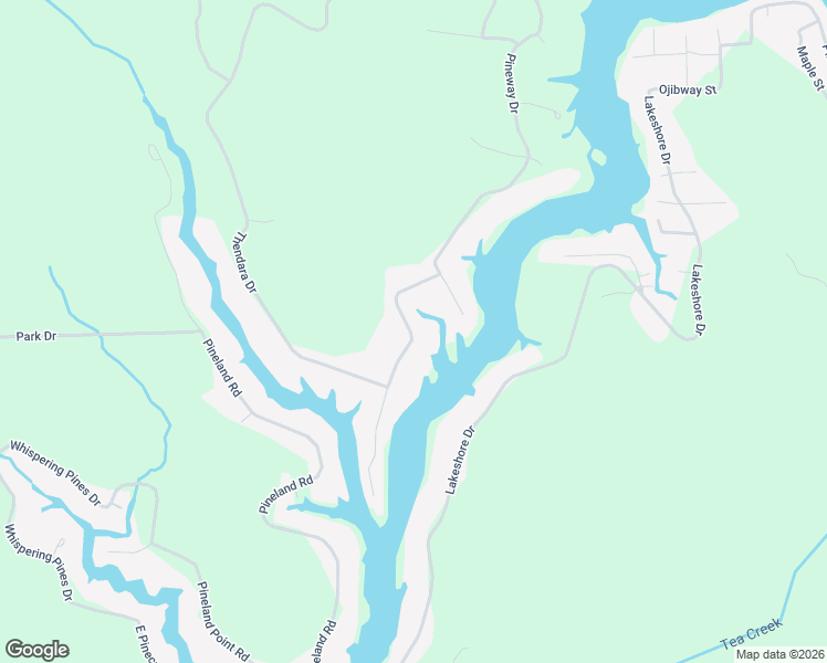 map of restaurants, bars, coffee shops, grocery stores, and more near 3888 East Thendara Drive in Gladwin