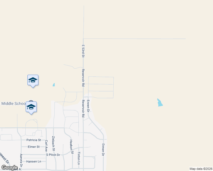 map of restaurants, bars, coffee shops, grocery stores, and more near 430 Ennen Drive in Rapid City
