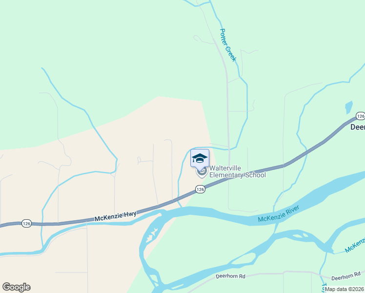 map of restaurants, bars, coffee shops, grocery stores, and more near 88811 Potter Lane in Springfield