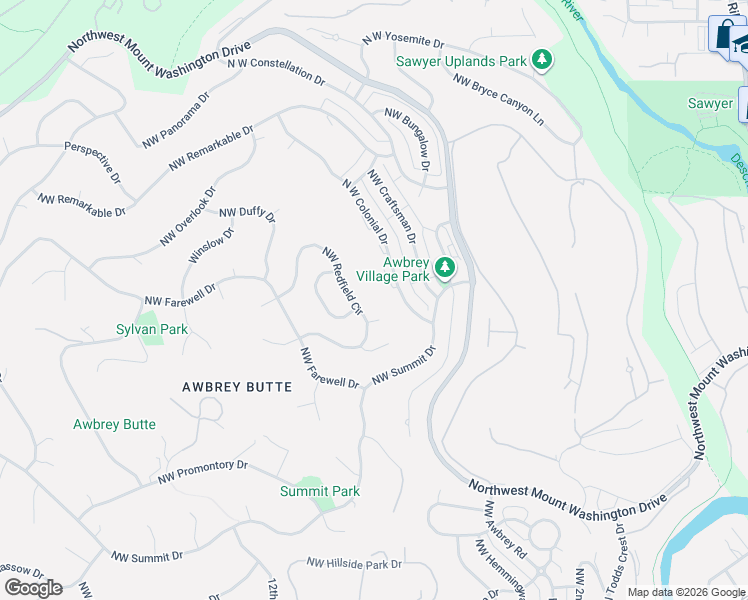 map of restaurants, bars, coffee shops, grocery stores, and more near 1018 Northwest Hale Court in Bend