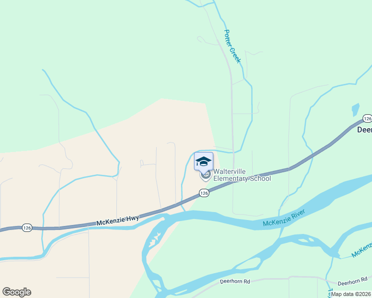 map of restaurants, bars, coffee shops, grocery stores, and more near 88811 Potter Lane in Springfield