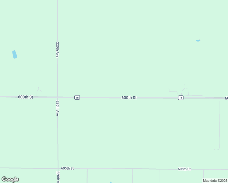 map of restaurants, bars, coffee shops, grocery stores, and more near 22398 600th Street in Mantorville