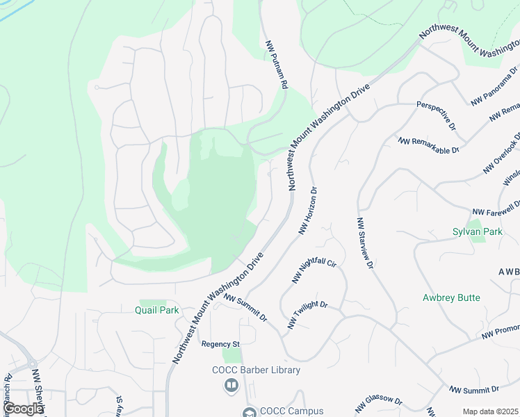 map of restaurants, bars, coffee shops, grocery stores, and more near 3031 Northwest Underhill Place in Bend