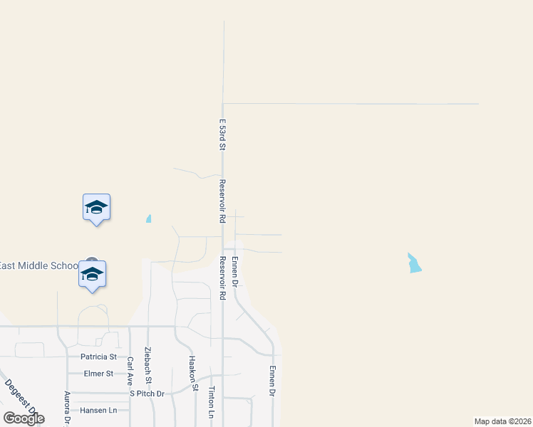 map of restaurants, bars, coffee shops, grocery stores, and more near 430 Ennen Drive in Rapid City
